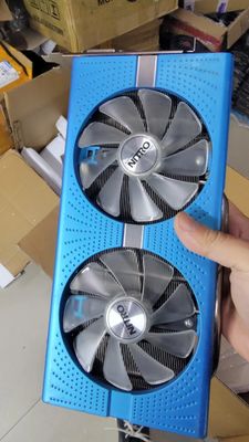 GPU RX 580 usado con enfriador de ventilador Nuevo y usado AMD Chipset Desktop Gaming Interfaz de salida VGA DP