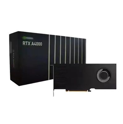 Carte graphique GPU de jeu RTX A4000 Gddr6 16 Go PCI Express 4.0 x16 Carte graphique vidéo professionnelle