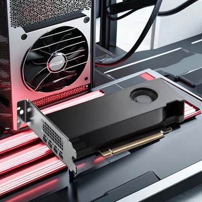 Nueva tarjeta de GPU RTX A2000 6G/12G GDDR6 Memoria N vidia PCI Express Interfaz portátil escritorio Estación de trabajo MXM Condición ventilador