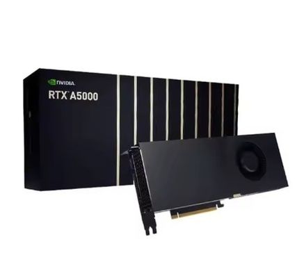 GPU de jeu RTX A5000 24G GDDR6 GPU de jeu Code de correction d'erreur (ECC) Carte graphique de bureau Interface de sortie VGA