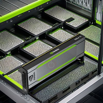 Carte Graphique N VIDIA Tesla T4G 80 Go de Mémoire DDR6 Type Ventilateur Station de travail VGA