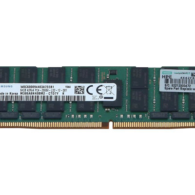 Competitive Price Quad Rank x4 DDR4-2666 Ddr4-2666 815101-B21 HPE 64GB RAM and memories