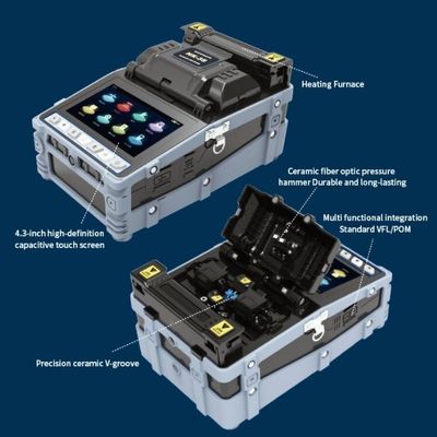 Customized fusion splicer optical fiber splice 7 second rapid fusion welding three in one multifunctional opm vfl Novker NK-3S