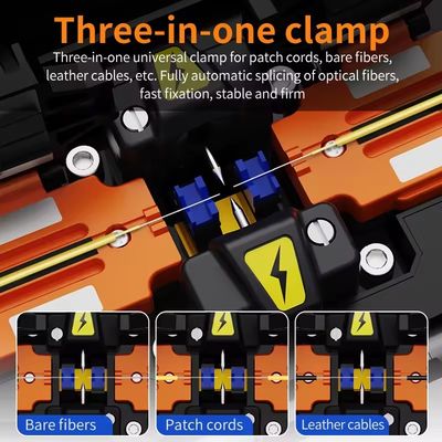 M5 Fiber Fusion Splicer 4 Motor Core Alignment Mini Optical Fiber Welding Machine For Ftth