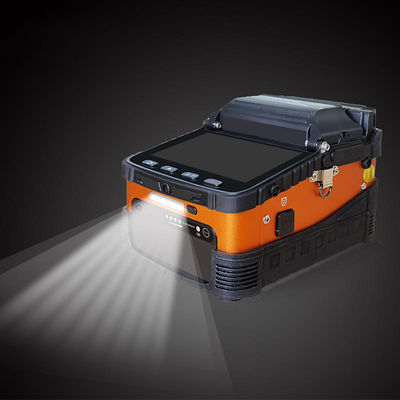 Customized fusion splicer ai5 optical fiber fusion splicer AI-5 4 motors splicing machine  trunk line construction ftth project