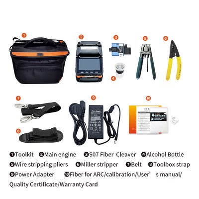 Customized ai5 fusion splicer optical fiber fusion splicer AI-5 4 motors splicing machine trunk line construction ftth project
