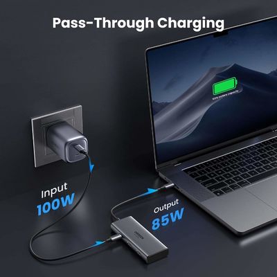 Revodok 206 Docking Station 6 In 1 USB C Dock Dual HDMI 4K