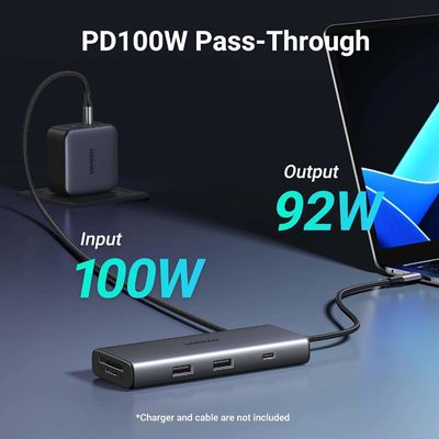 Revodok Pro 107 Network Device 7 In 1 10Gbps USB C 3.2 USB-A 3.2 100W SD TF Card Reader