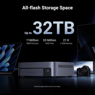 UGREEN NASync DXP480T Plus All-Flash SSD NAS with Intel i5 and 10GbE