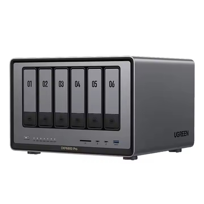 Ugreen DXP6800 Pro NAS SATA de 6 bahías Intel Core i5 de 12.ª generación