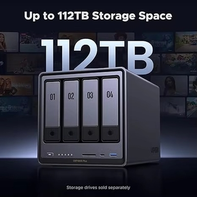 Ugreen DXP4800 Plus 4-Bay NAS Intel Gold 8505 5-Core 8GB DDR5 แบบไม่มีดิสก์