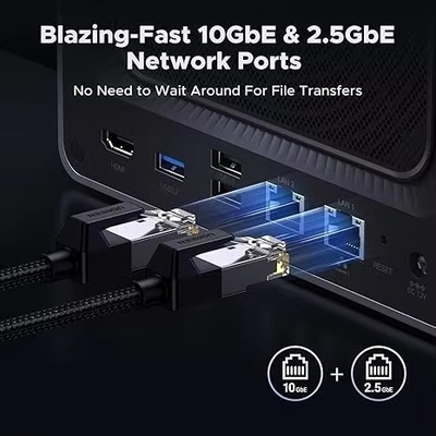 Ugreen DXP4800 Plus 4-Bay NAS Intel Gold 8505 5-Core 8GB DDR5 แบบไม่มีดิสก์