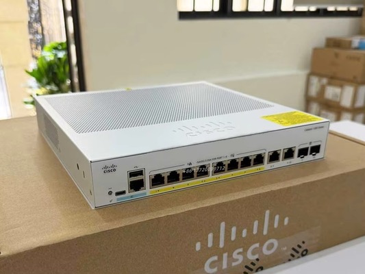 Cisco Catalyst 8-Port Gigabit PoE+ Switch 20Gbps Capacity 2-Year Warranty