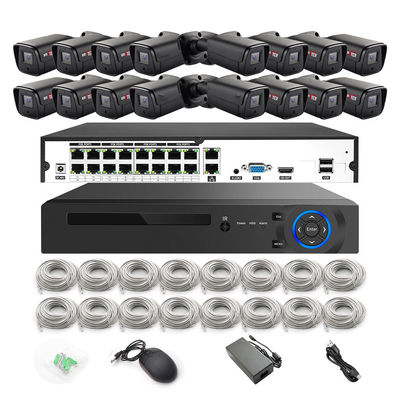 16 Channels Waterproof IP66 Outdoor POE IP Network Surveillance Camera System with 2 Year Warranty