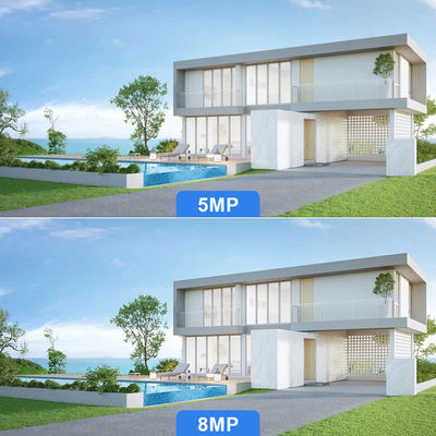 8 Channel 30fps Board Lens 3.6mm Outdoor Home PoE NVR Kit 4K 8MP Surveillance Security Camera System