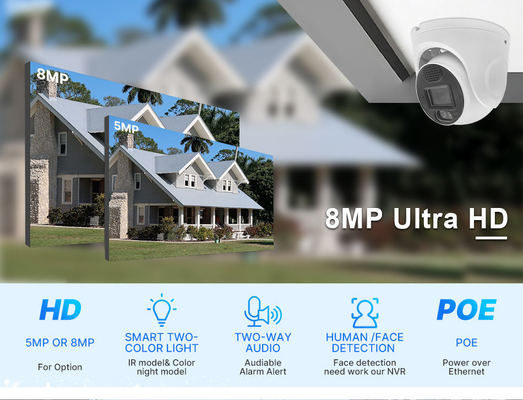 8-Channel 4K 8MP Outdoor IP66 Waterproof PoE NVR Kit Surveillance Camera System with Remote Viewing