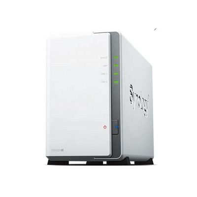 DS220j নেটওয়ার্ক স্টোরেজ NAS, ৩২TB ক্ষমতা সহ, ১GbE নেটওয়ার্ক পোর্ট এবং USB 3.0 পোর্ট