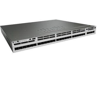 Original Catalyst 3850 Series Managed L3 Network Switch with 24 Gigabit SFP Ports, Stackable Design, and 92Gbps Switching Capacity