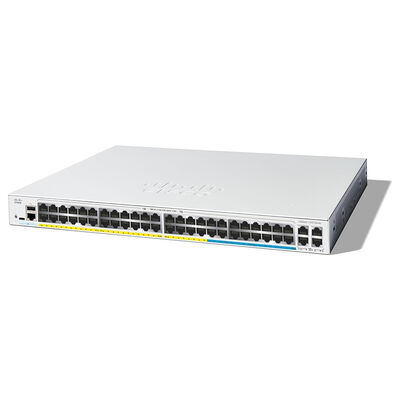 Cisco C1300-48MGP-4X 32 Ports 10/100/1000Mbps Layer 3 Switch with 2.5GE and 4x 10GE SFP+ Ports