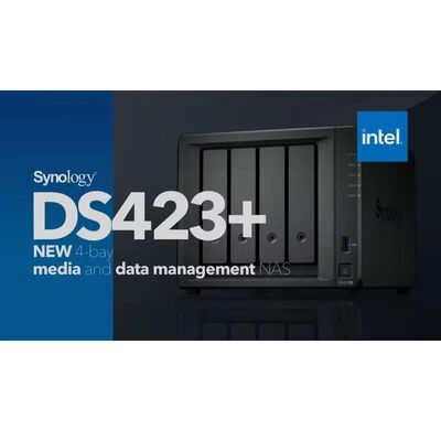 DS423+ Diskstation 4Tb Nas Enclosure Networking Storage 4-bay Media and Data Management Nas Array Network Attached Storage