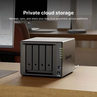 DS423+ Diskstation 4Tb Nas Enclosure Networking Storage 4-bay Media and Data Management Nas Array Network Attached Storage