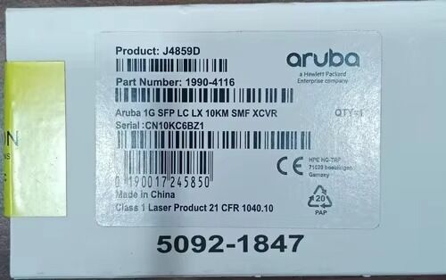 J4859D HPE Aruba Compatible 1000BASE Aruba J4859D 1g 1310nm 10km Lx Sfp Aruba Module